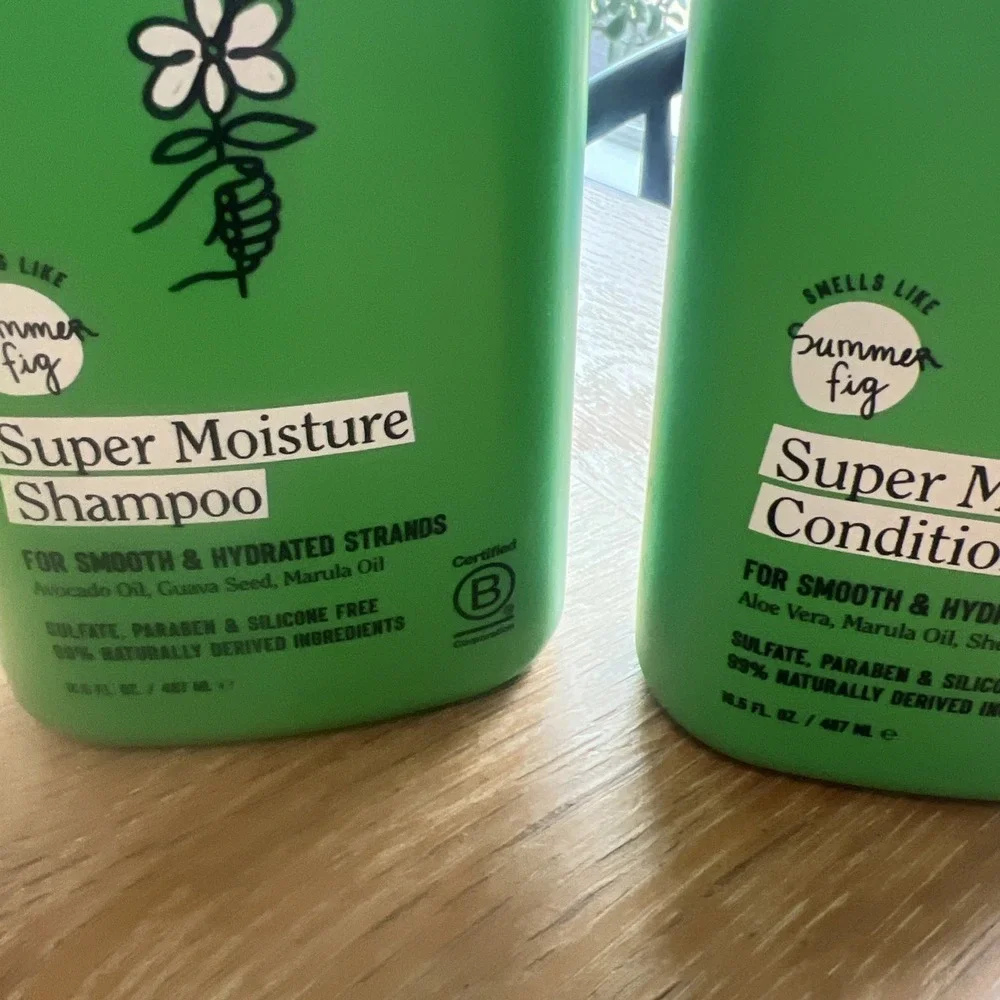 California Naturals Super Moisture Shampoo‎ & Conditioner Set Summer Fig 16.5 Oz